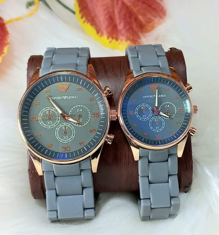 Stainless Steel Quartz Couple Watches